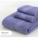 3-Piece Brown Towel Set - Soft Absorbent Bath, Hand & Face Towels with Jacquard Weave, Gift Set for Home, Hotel, or Gifting - Durable, Low-Lint, Machine Washable