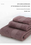 3-Piece Blue-gray Towel Set - Soft Absorbent Bath, Hand & Face Towels with Jacquard Weave, Gift Set for Home, Hotel, or Gifting - Durable, Low-Lint, Machine Washable