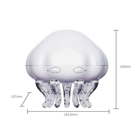Jellyfish Ocean Wave Projector Night Light - USB Powered with Remote Control, 2 Timer Settings, Dual Mode Projection and Night Light, Romantic Bedroom Decor, Kids Gift