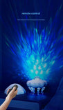 Jellyfish Ocean Wave Projector Night Light - USB Powered with Remote Control, 2 Timer Settings, Dual Mode Projection and Night Light, Romantic Bedroom Decor, Kids Gift
