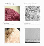 Green 130*150cm Flannel Fleece Blanket - Quilted Diamond Pattern, Soft & Warm Polyester Throw for Office Nap, Sofa, Travel & Bed Use