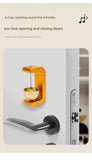 Blue Magnetic Door Bell Chime - Dopamine Style Brass Bell with Alloy Frame - No Drill Entry Door Chime for Home, Office, Fridge - Modern Japanese Design, Crisp Sound, Easy Install