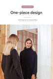 40*200cm Self-Adhesive PET Mirror Sticker - Unbreakable Soft Glass Mirror Film，Safety Soft Mirror - Cut-to-Size, High-Reflective Wall Decal for Bedroom, Wardrobe, Bathroom - Easy Peel-and-Stick Installation, No Drill Damage Space-Saving Design