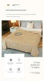 100*150cm Light tan Solid Colour Flannel Throw Blanket - Thick Double-Sided Fleece with Ribbed Texture - Soft throw blanket& Lightweight for Sofa, Bed, Office Nap, Air-Conditioned Rooms - Durable, Machine Washable, Non-Shedding