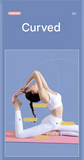 2-piece Massage Version Yoga Ring for Back Opening & Leg Support - TPE Resistance Loop, Ergonomic Arch Design - Multi-Use Fitness Aid for Shoulder Stretch, Spinal Alignment, Thigh Toning & Posture Correction