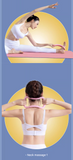2-piece Massage Version Yoga Ring for Back Opening & Leg Support - TPE Resistance Loop, Ergonomic Arch Design - Multi-Use Fitness Aid for Shoulder Stretch, Spinal Alignment, Thigh Toning & Posture Correction