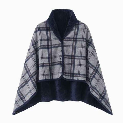 Blue and Gray 80*130cm Japanese-Style shawl blanket Ultra-Soft Blanket - Thick Polyester Throw for Sofa, Bed, Office,  Cozy Nap Blanket for Winter & All Seasons