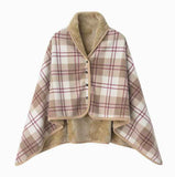 Brown and White 100*140cm Japanese-Style shawl blanket Ultra-Soft Blanket - Thick Polyester Throw for Sofa, Bed, Office,  Cozy Nap Blanket for Winter & All Seasons