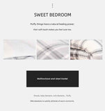 Black and White 100*140cm Japanese-Style shawl blanket Ultra-Soft Blanket - Thick Polyester Throw for Sofa, Bed, Office,  Cozy Nap Blanket for Winter & All Seasons