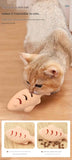 2-piece Blue Fish-Shaped Silicone Cat Toy and  Catnip– 3-in-1 Interactive & Self-Entertaining Toy with Catnip/Cat food, Dental Care & Hairball Relief – BPA-Free, Food-Grade Safety