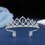 2-piece Silvery and Golden Birthday Girl Tiara and Sash Set - Elegant Rhinestone Alloy Crown with , Glitter "BIRTHDAY GIRL" Sash & Safety Pin - Perfect Princess Party Accessory for Women and Girls
