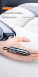 Red 2-in-1 Car Window Breaker and Seatbelt Cutter - Tungsten Steel Tip, Compact Emergency Escape Tool for Vehicle Safety, Portable Survival Hammer