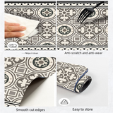Diatom Mud Kitchen Counter Mat - Quick Dry Absorbent Non-Slip Draining Pad for Sink Benchtop 50cm x 80cm(Northern Landscapes)