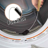 Washing Machine Cleaning Brush Set - 4 Piece Long Handle Pipe Cleaner Kit for Drum Drain and Deep Cleaning