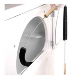 Washing Machine Cleaning Brush Set - 4 Piece Long Handle Pipe Cleaner Kit for Drum Drain and Deep Cleaning