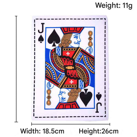 Dog Chew Toy Set - 10 Piece Playing Card Crinkle Sound Toys for Dogs(J)