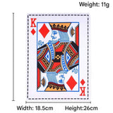 Dog Chew Toy Set - 10 Piece Playing Card Crinkle Sound Toys for Dogs(K)