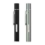 Grey and black Metal Laser Cat Toy Pen Set - 2 Piece USB Rechargeable 3-in-1 Laser Pointer with UV Light and LED Torch in Gift Tin Box