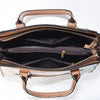 Black Women's Handbag Set - Large Capacity 2 Piece Shoulder Bag with Matching Wallet