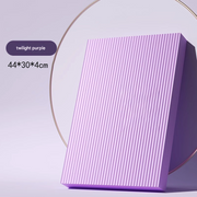 Purple  4cm Thick Balance Pad - Non-Slip High Density Foam Exercise Mat for Plank Push Up Knee Protection Fitness Training( 44cm x 30cm x 4cm)