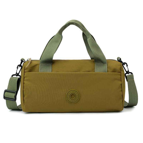Olive green Lightweight Large Capacity Sports Duffel Bag - Portable Crossbody Travel Gym Handbag for Yoga Outdoor Activities