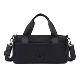 Black Lightweight Large Capacity Sports Duffel Bag - Portable Crossbody Travel Gym Handbag for Yoga Outdoor Activities