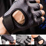 Pink Half Finger Fitness Gloves - Anti-Slip Breathable Gym Training Gloves for Weightlifting Cycling(Size:M)