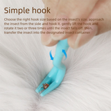 2-Pack Black Pet Tick Remover Tool Set - Small Medium Large Flea and Tick Hook Removers