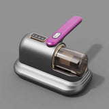 Greyish-purple Wireless Mite Vacuum Cleaner with UV Light - High Suction Handheld Bed Dust Mite Remover