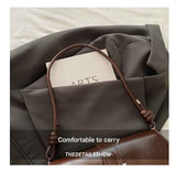 White French Chic Baguette Shoulder Bag Women’s Minimalist Crossbody Bag with Premium Feel