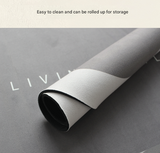 Beige Kitchen Countertop Drainage Mat Absorbent Quick Dry Tech Velvet Dish Drying Pad 40x60cm(CD0076-1)