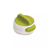 Green Manual Rotary Can Opener - Compact ABS Plastic & Stainless Steel - Smooth Edge Cutting, Easy Twist Operation, Space Saving Kitchen Gadget for Home and Travel