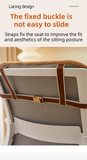 Brown Premium Quilted Plush Integrated Seat Cushion & Backrest – Thickened Lumbar Support Pad with Detachable Armrests, Secure Buckle and Washable Cover for Office Chair Long Sitting