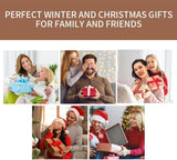 1 Pairs Wireless Electric 3 Levels Heated Fingerless Gloves  with Windproof Waterproof PU Leather, USB-C Rechargeable Outdoor Activities Hand Warmer for Men Women Riding Home Office