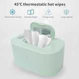 Pink Portable USB Baby Wipe Warmer with LED Display and Top-Heating Moisture Protection – Intelligent Constant Temp Dispenser Case for Travel and Home