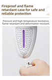 1 Pairs Light Grey Portable USB Shoe Dryer – Intelligent Constant Temp Boot Warmer Built-In Violet Light for Deodorising & 360° All-Round Cyclic Thermal Drying