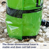10L Green Outdoor Collapsible Water Storage Bag with Tap & Handle - Portable Camping Water Container for Hiking Picnic Travel and Emergency Water Storage