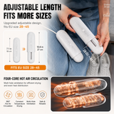 USB Powered Telescopic Shoe Dryer with 3 Level Timer and Multi Airflow Hole, Adjustable for EU Shoe Size 28-45, Electric Portable Footwear Deodoriser and Warmer for Sneakers Boots Socks Gloves Drying