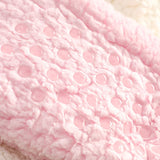 Coffee Winter Women’s Cute Bear Plush Knee High Slipper Socks – Warm Fleece Floor Socks and Sleeping Socks with Non-Slip Grips, One Size for EU 35-40