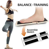 2-Pack Professional Wooden Balance Boards Set – Ankle Rehabilitation & Stability Trainer for Physical Therapy, Yoga and Core Strength