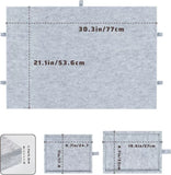 Dark Grey Foldable Anti-Slip Felt Jigsaw Puzzle Board with 6 Sorting Drawers – Lightweight 1000 Piece Puzzle Table Mat, 2-in-1 Neck-Friendly Storage Stand and Protective Cover for Unfinished Puzzle