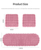 3-Piece Winter 3D Fluffy Bubble Fleece Car Seat Cushion Set - 2 x Plush Car Front Seat Cushions (45 x 45cm) and 1 x Rear Bench Pad (135 × 45 cm) with Non-Slip Backing, Universal Soft Warm Car Seat Cover, Khaki