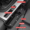 1 Pair Carbon Fiber Car Seat Gap Filler Organizer, Console Crevice Plug-in Storage Box for Main & Co-pilot, Multi Compartment Design with Cup Holder, Card Slot and Phone Charging Slot In Australia - Darrahopens