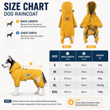 Purple Waterproof Full Body Dog Raincoat with Adjustable Hood & Waist, Easy Snap Closure and Hidden Leash Opening - Lightweight Four-Leg Reflective Pet Rain Suit for Small Medium Large Dogs, XXL Size In Australia - Darrahopens