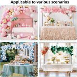 Black Iron Over Table Arch Display Stand with Fixed Clamps and Buckles for Balloons and Decorations, L 120-230cm & H 78-120cm Adjustable Wedding Party Table Rod Backdrop Frame for Birthday, Baby Showers and Celebrations In Australia - Darrahopens