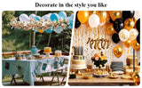 Black Iron Over Table Arch Display Stand with Fixed Clamps and Buckles for Balloons and Decorations, L 120-230cm & H 78-120cm Adjustable Wedding Party Table Rod Backdrop Frame for Birthday, Baby Showers and Celebrations