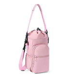 2-Pack Pink Muti-Pockets Insulated Water Bottle Holder and Adjustable Phone Crossbody Bag – 40oz Bottle Large Waterproof Cooler Sling Bag with Drawstring Closure and PE Cotton and Aluminium Foil Lining In Australia - Darrahopens