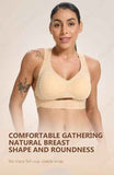 S Size Skin Tone Wireless Posture Support Sports Full Coverage Bra for Women – High Elastic Seamless Fitness Underwear with Adjustable Front Closure, Wide Straps and Back Compression Design, Comfortable & Breathable Everyday In Australia - Darrahopens