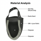 L Size Waterproof & Dustproof Cycling Half Shoe Covers, Windproof Warm Lycra Toe Cover with Dual Elastic Anti Slip Strap and Quick-Wear Design for Winter Road Mountain Biking and Outdoor Activities In Australia - Darrahopens
