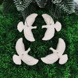 Crystal Dove and Fairy Christmas Ornament Set (20 PCS) – Elegant Peace Dove Fairy Hanging Pendant, Wedding Party Window Display Decor and Holiday Tree Accessories In Australia - Darrahopens
